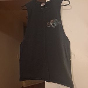 Men's Harley Davidson cut off t-shirt